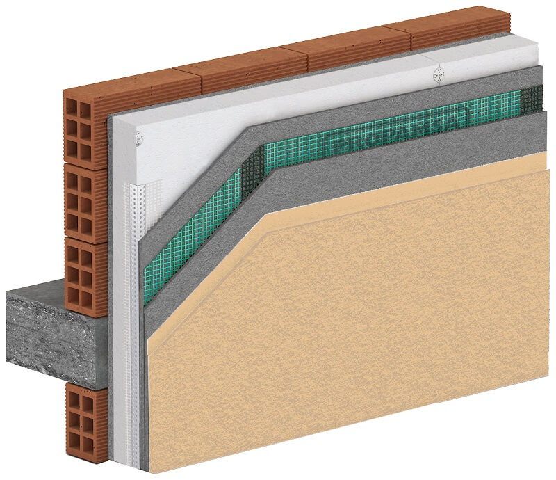 Sistema de aislamiento SATE Ecoetics de MOLINS.